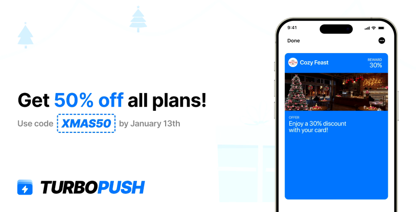 TurboPush Christmas Offer