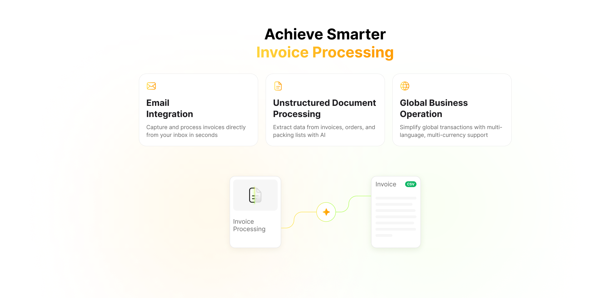 Automated data extraction from a PDF invoice
