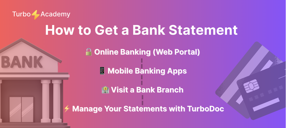 Secure banking statement and document protection concept