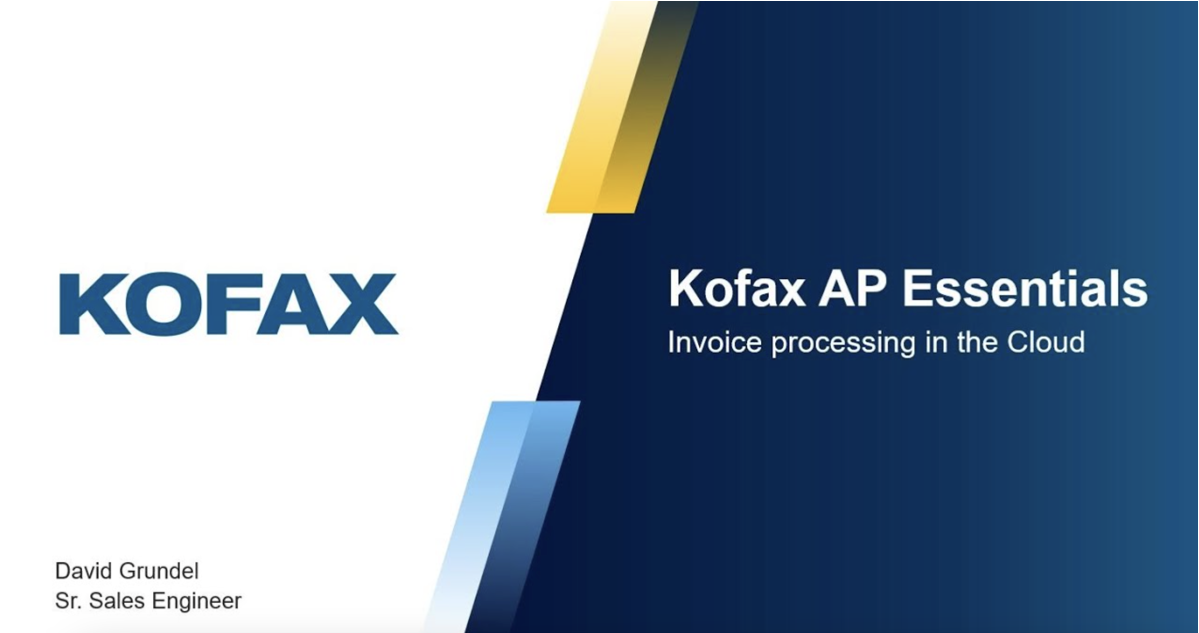 Kofax AP Essentials