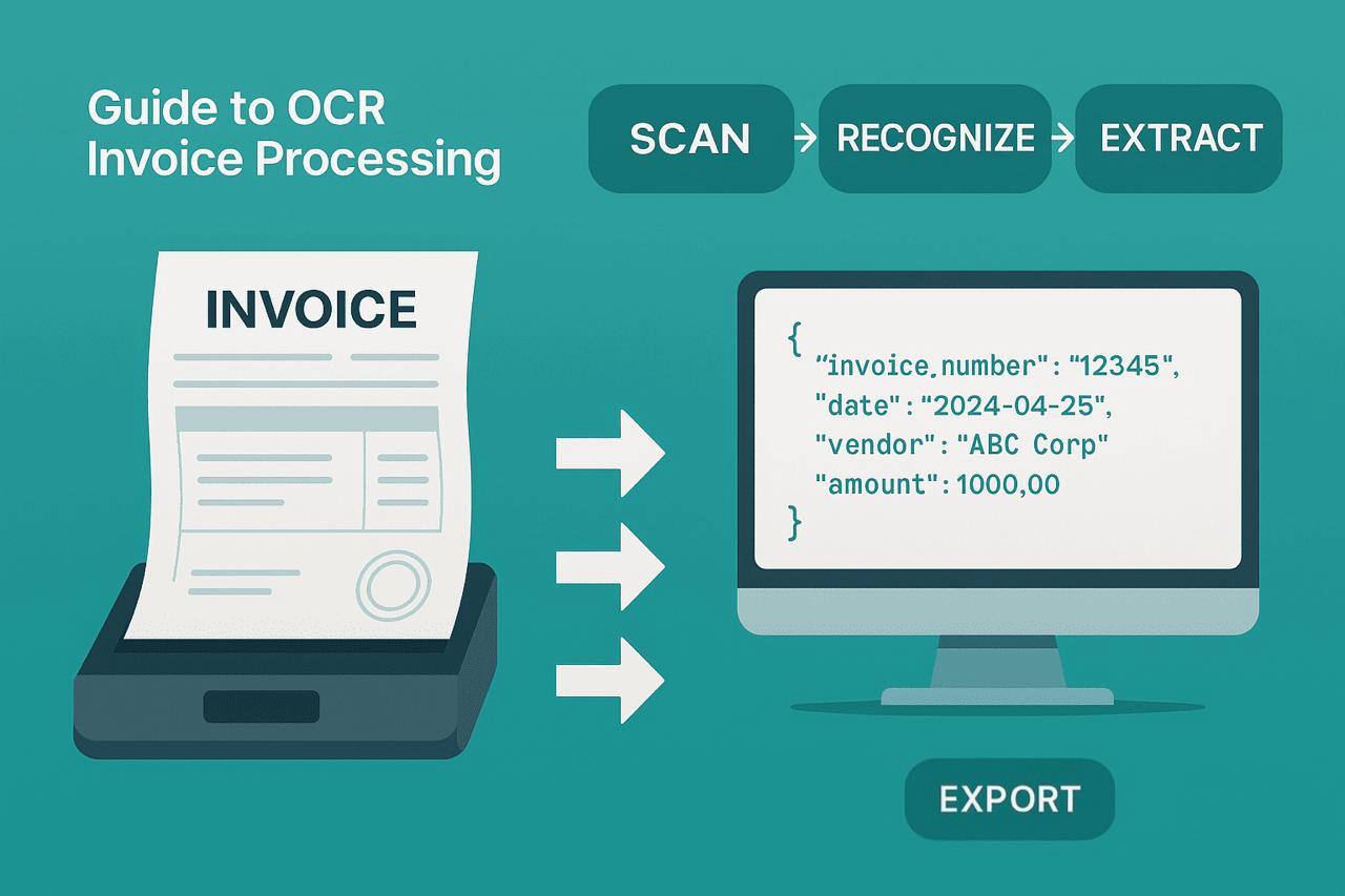 Turbodoc software interface showing OCR processing in action