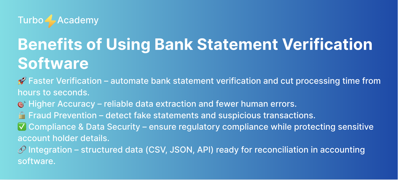 AI-powered tool checking transaction data in bank statements