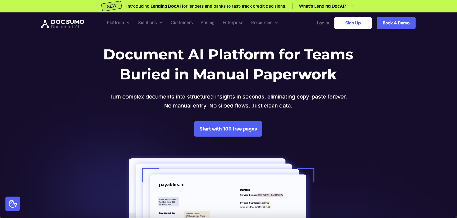 Invoice data capture software for accounting automation