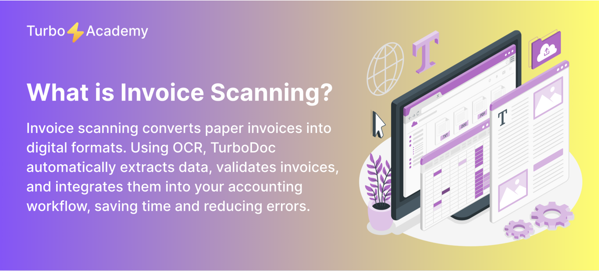 Scan invoices into accounts payable with modern invoice scanning solutions