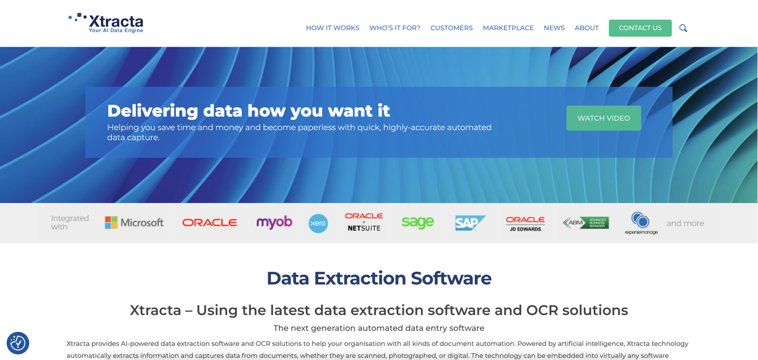 Automatic invoice recognition software for businesses