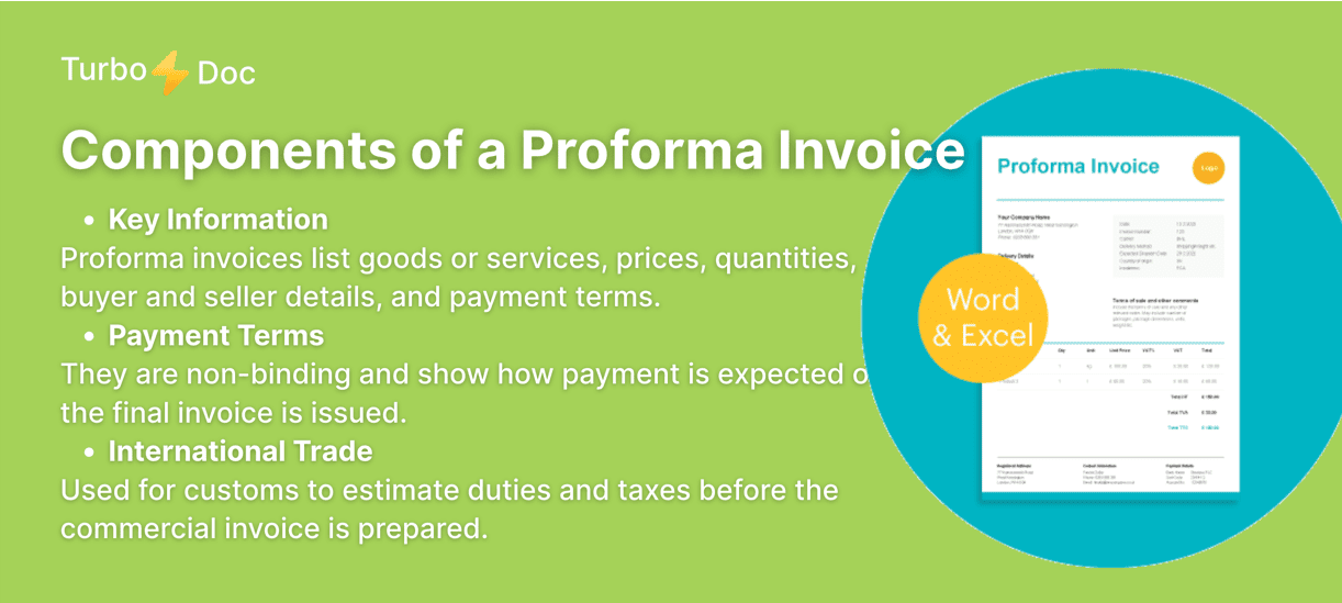 Proformer Invoice Template Example