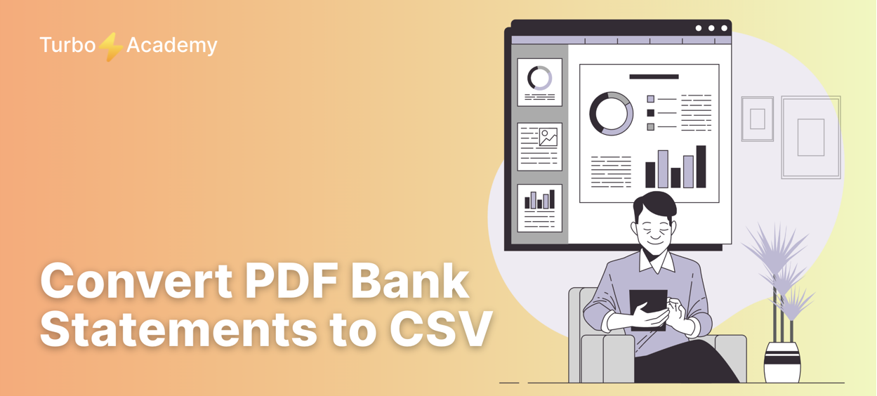 Convert PDF Bank Statements to Excel or CSV Online Free with TurboDoc.io