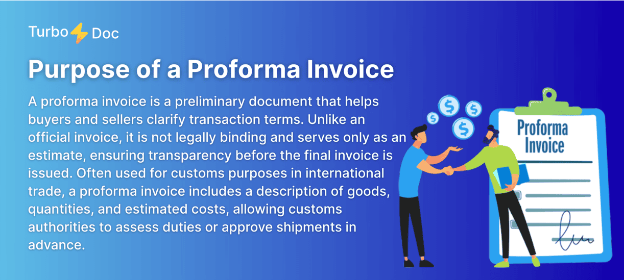 Pro-Forma Payment Example and Meaning