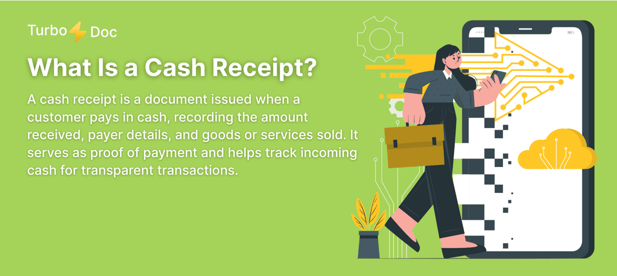 Cash Receipt for Daily Transactions