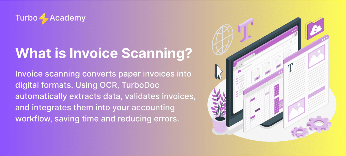 Scan invoices into accounts payable with modern invoice scanning solutions